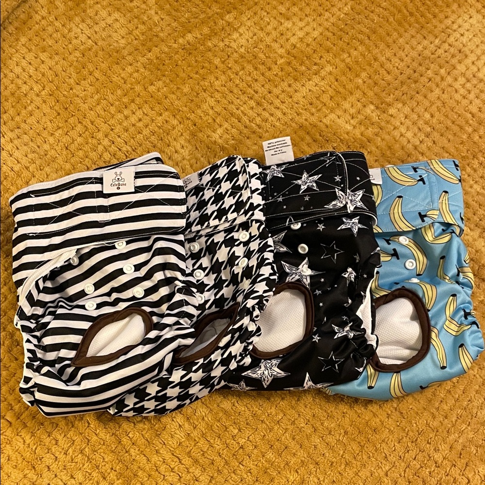 Cute Bone Dog diaper